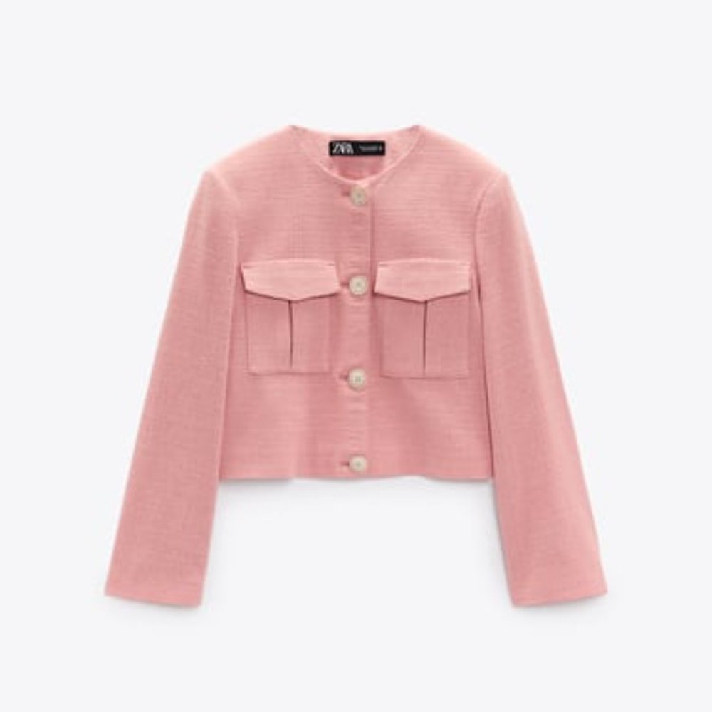NEW ZARA pink blazer
